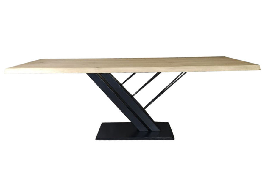 Industriële tafel voorzien van tafelonderstel Harp