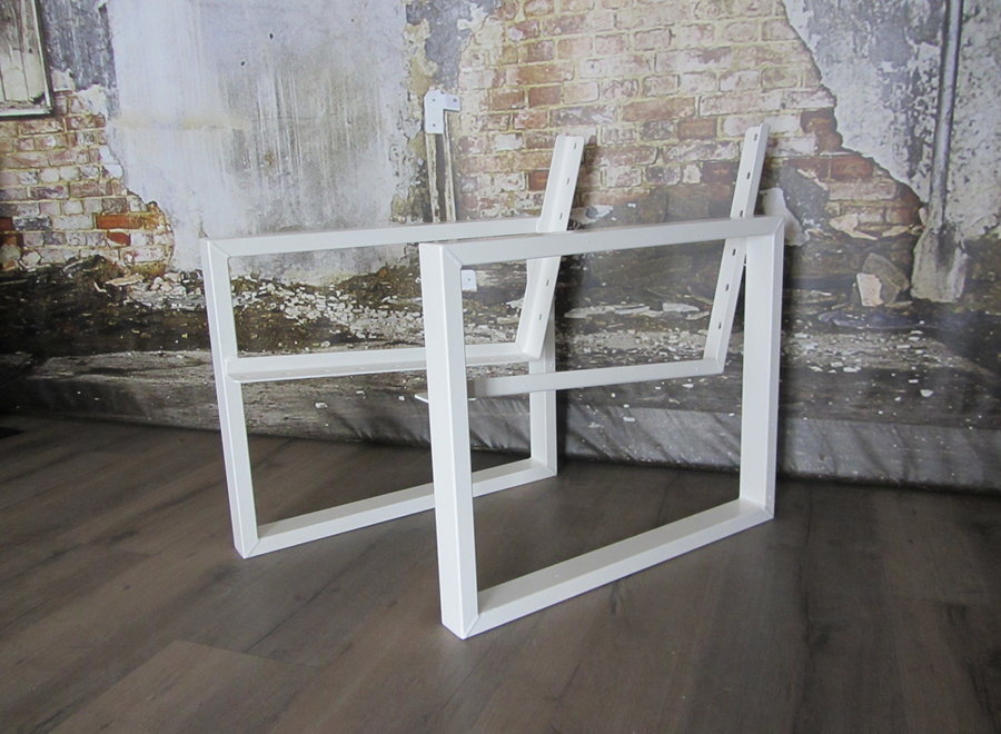 Los stalen loungebank frame / loungestoel frame wit
