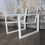Los stalen loungebank frame / loungestoel frame wit