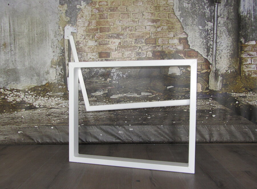 Los stalen loungebank frame / loungestoel frame wit