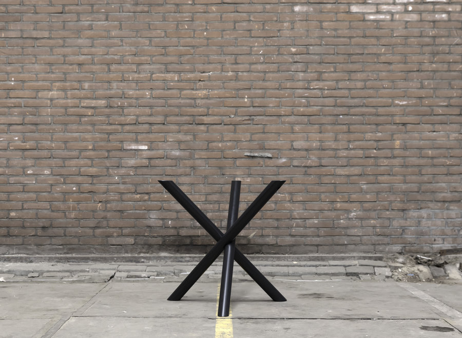 Tafelonderstel Mikado mat zwart