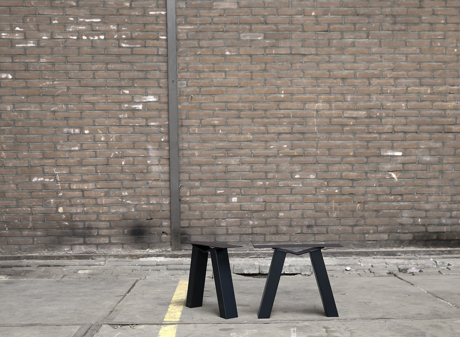 Stalen salontafelpoot M