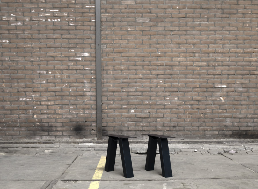 Stalen salontafelpoot M