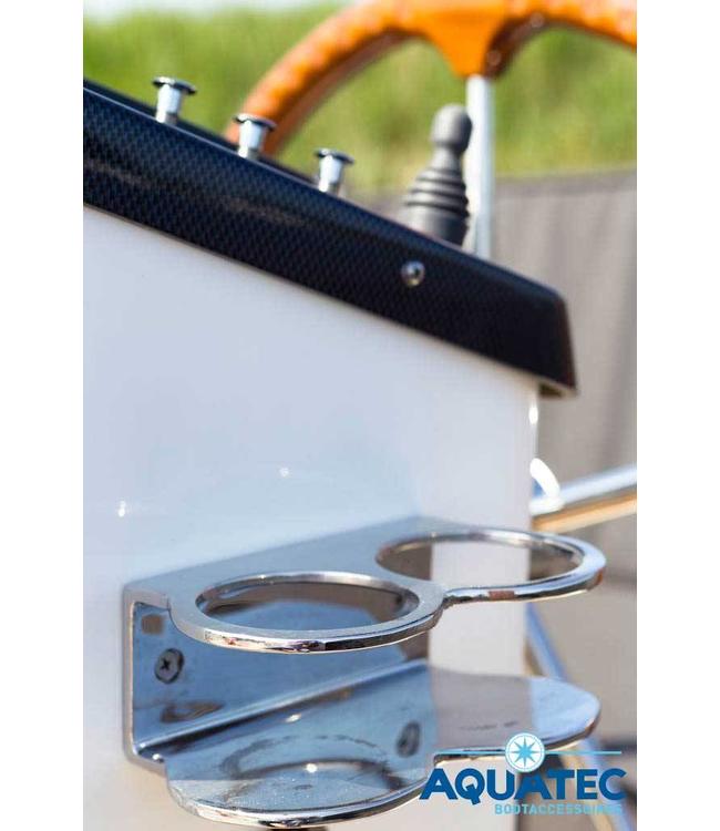 RVS dubbele bekerhouder