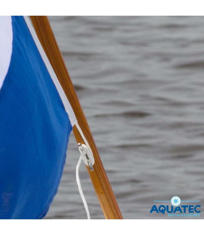 Aquatec RVS kikkertje voor houten vlaggenstok