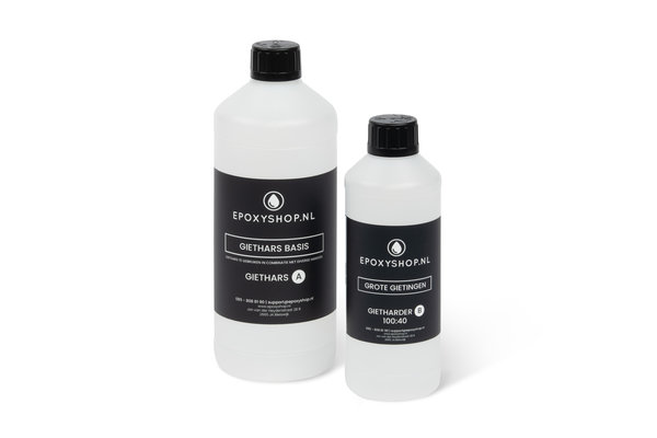 Epoxyshop Epoxy giethars voor grote gietingen Epoxyshop Epoxy giethars voor grote gietingen