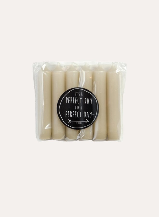 Short Dinner Candles - Pistache