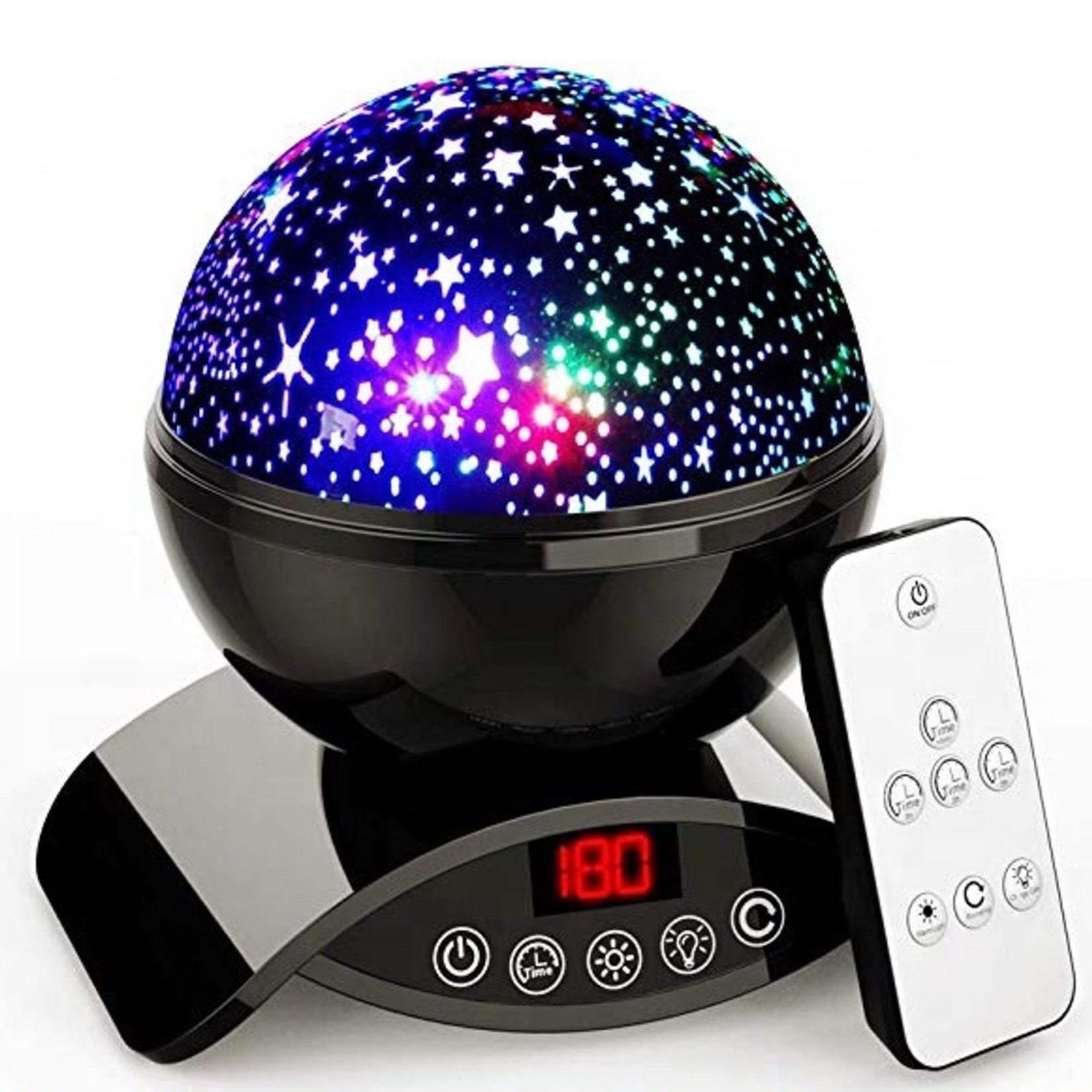 specificatie speelgoed Sleutel Sterrenhemel LED Projector - Lamp Nachtkastje - Nachtlamp Kind - Universum  - Sterrenprojector - Heelal - ohmygoods.nl