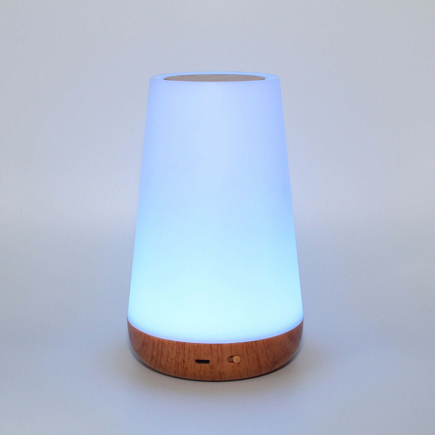 OhmyGoods OhmyGoods Touch Lamp LED - 16 CM - Tafellamp - Warm Witlicht - 7 Kleuren - Blauw