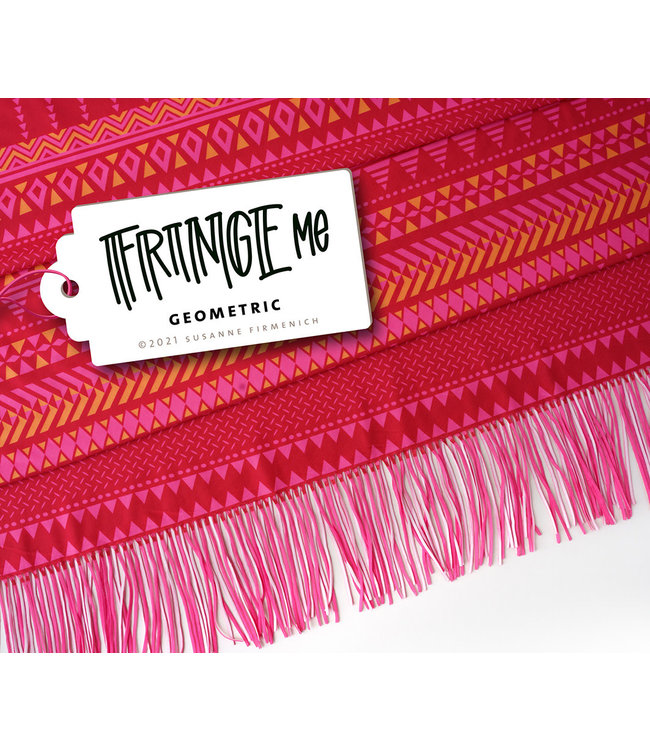 FringeMe geometrische red ALBstoffe