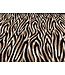 Viscose geweven met elasthan zebra print