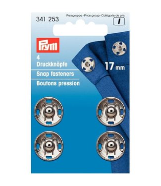 Prym Drukkers 17mm Zilver