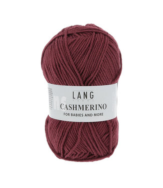 Lang Yarns Cashmerino DUNKELROT