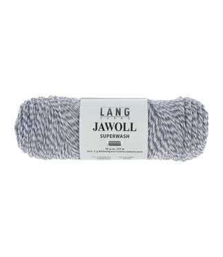 Lang Yarns Jawoll BLAU/H'GRAU  MOULINÉ