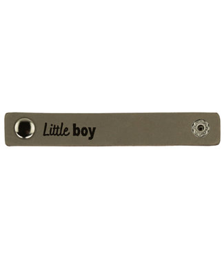 Durable Leren Label Little Boy 10x1,5cm 002