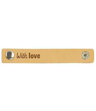 Durable Leren Label With Love 10 x 1,5 cm col 001