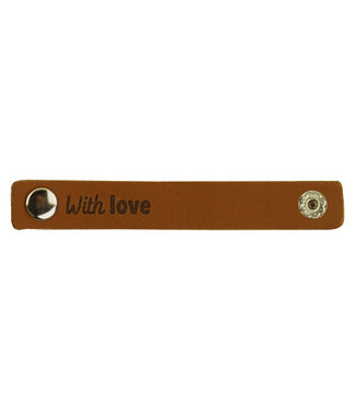 Durable Leren Label With Love 10 x 1,5 cm col 004