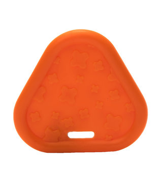 Durable Bijtring Triangel, 2 stuks 693 oranje