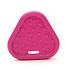 Durable Bijtring Triangel, 2 stuks 786 fuchsia