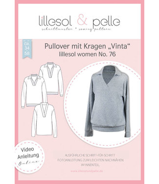 Lillesol and Pelle 76 Pullover met kraag