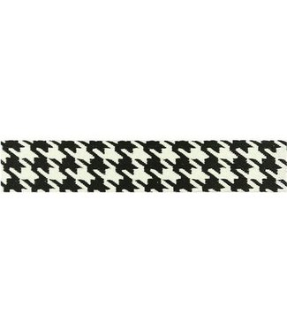 ReStyle Tassenband geweven  zwart/wit
