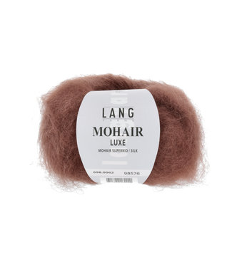 Lang Yarns Mohair 62 bruin/rood