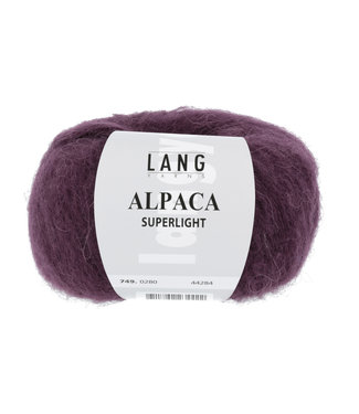 Lang Yarns Alpaca Superlight 280 aubergine