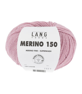 Lang Yarns Merino 150 gemêleerd rosé 248