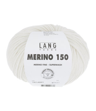 Lang Yarns Merino 150 ivory 0001