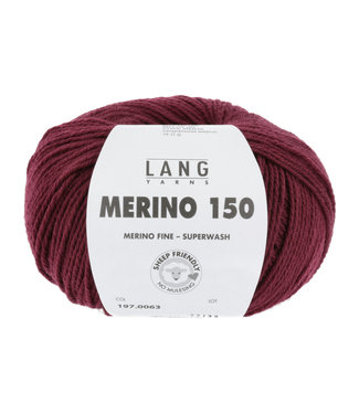 Lang Yarns Merino 150 Bordeaux - 63