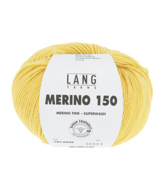 Lang Yarns Merino 150 Geel 49