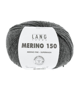 Lang Yarns Merino 150 Donker Grijs 270