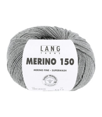 Lang Yarns Merino 150 Grijs 324