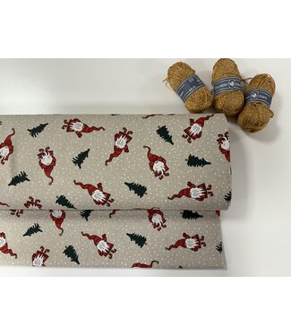 B&B fabrics Linnenlook Tomte Christmas Tree