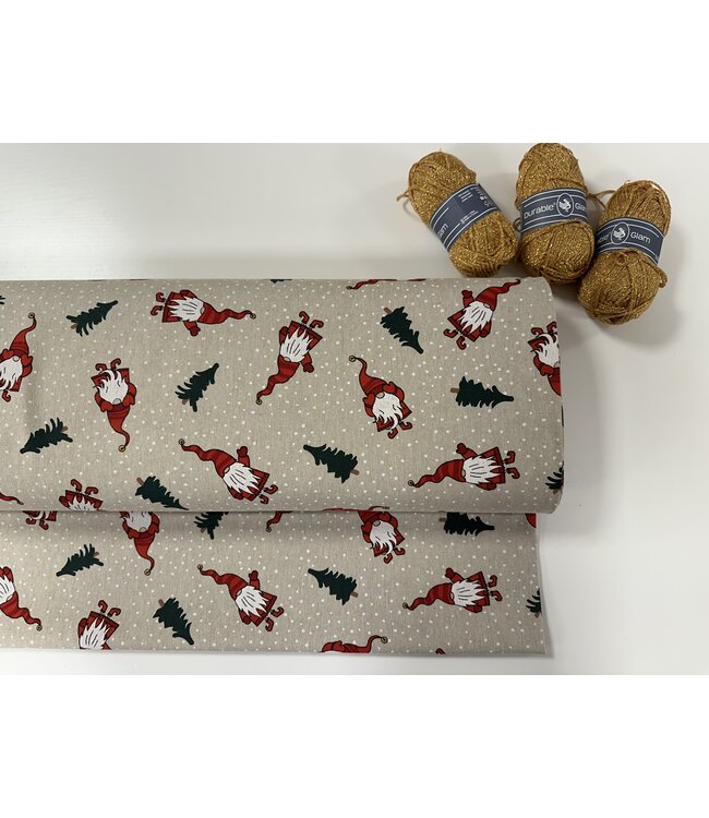 Linnenlook Tomte Christmas Tree - Deco Tafelkleed stof