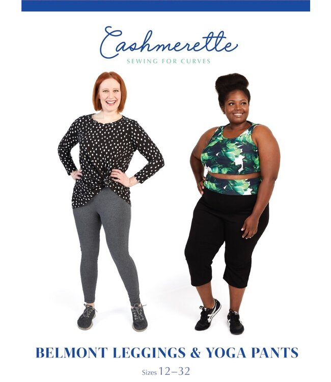 Cashmerette Belmont Legging en Yoga pants Curves Sized 12-32