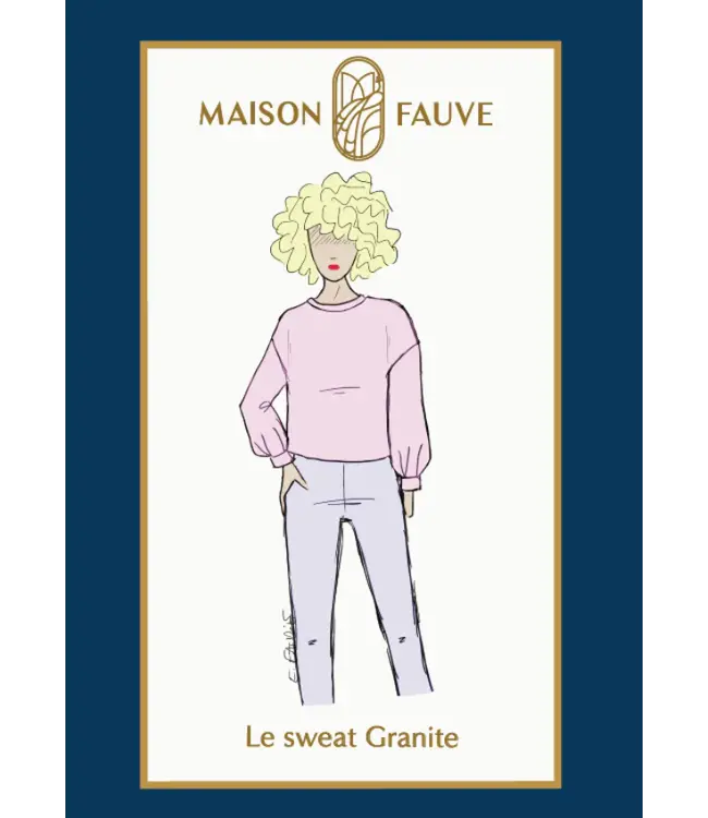 Le sweat Granite Maison Fauve