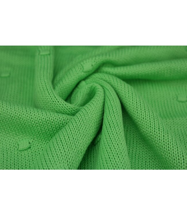 The Dots cotton knitwear Green 101 Stenzo