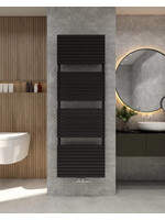 Verezzo  handdoekradiator mat zwart 60 x 180 cm