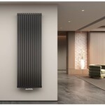 Vero mat zwart 50 - Dubbele design radiator