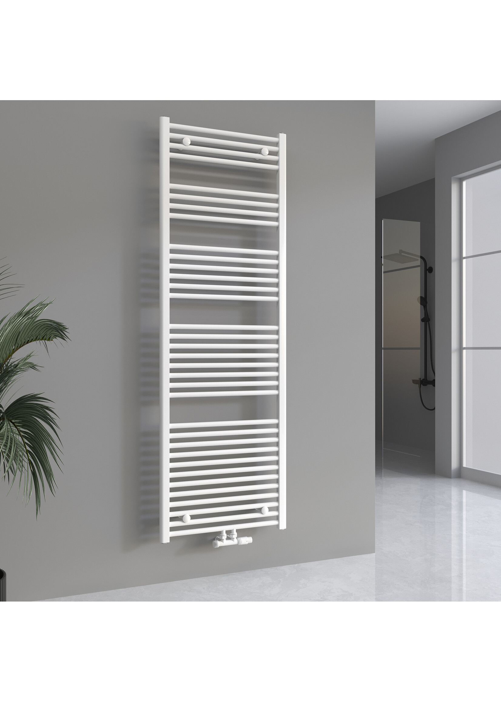 Linteo - Mat wit - 1800x600