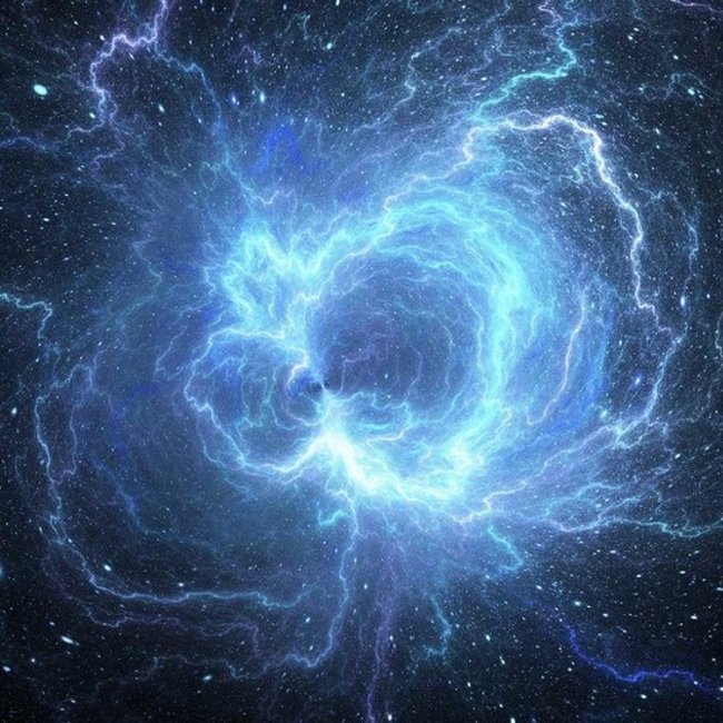 PURPL Pannello Stella di Neutroni Stellato Cielo | Foto su tela Illuminazione a LED con cornice | [IMG30]