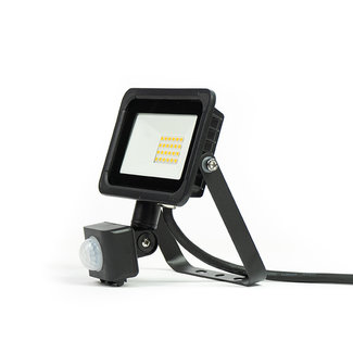 PURPL Proiettore Con Sensore 10W 3000K IP65 LED Struttura Nera