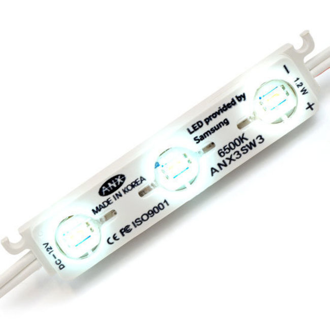 PURPL Modulo LED 1,2W 9000K Bianco Extra Freddo 5630 SMD 12V [50 pezzi]