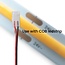 PURPL Striscia LED COB Connettore con cavo | 5 pezzi | 2 fili