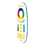 PURPL Mi-Light RGB+CCT Telecomando 4 Zone Nero Bianco | FUT092