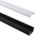 PURPL Profilo di 1,5m 10x23mm Per Strisce LED Nero