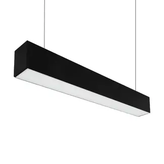 LED24 Sospensione lineare LED 3CT Nera | 120 cm | 25W/30W/40W