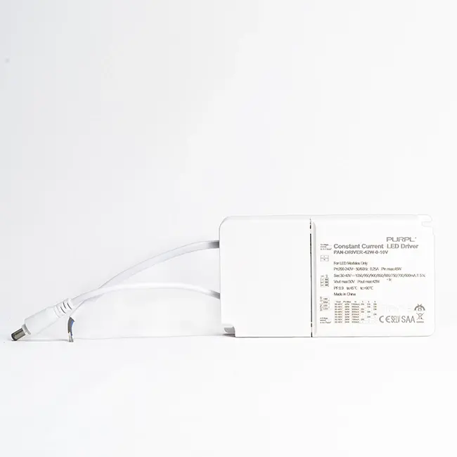 PURPL Driver LED dimmerabile - 0-10V - da 24 a 42W - 600mA a 1050mA - Regolabile - Ideale per pannelli LED