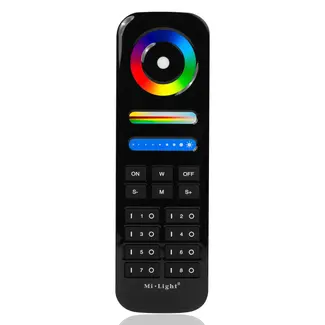 MiBoxer/Mi-Light Telecomando 8 Zone RGB+CCT Dimmer Nero | FUT089